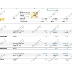 beverage company financial model slide-2