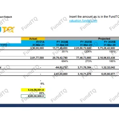 financial model for fintech slide-1
