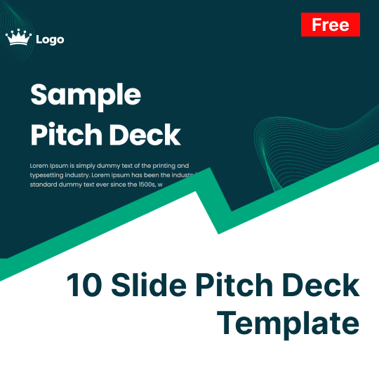 10 slide pitch deck template