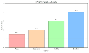 ideal ltv cac ratio benchmark for d2c brands