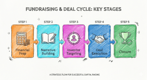 “investment banking advisory process for consumer brands including fundraising, M&A and deal execution steps